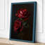 Deep Crimson Roses Botanical - Wrapped Canvas-1180347314-1180347325