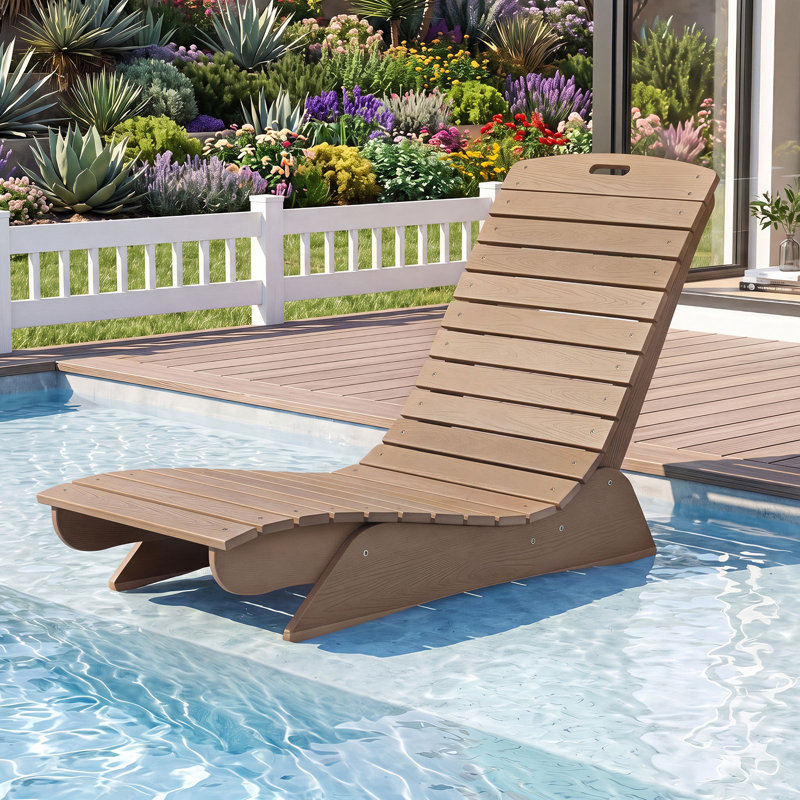 Outdoor Lounge Chair, Turquoise