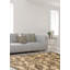 Tapis unique en laine noué à la main nouvel âge 3 pi 11 po x 5 pi 11 po Jura - vert / brun foncé / beige