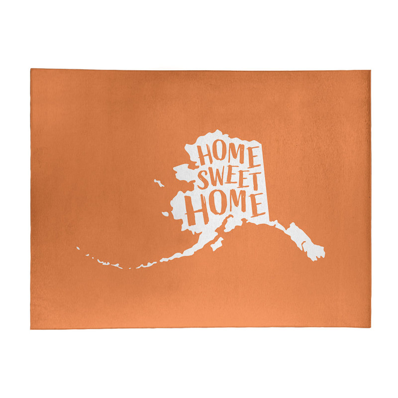 Tapis en poly-chenille alaska pour la maison, Rectangle 4 pi x 6 pi