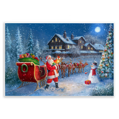 «Santa Snowy Night View» par Grateful Licensing