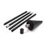 Harbour Housewares - 2x Garden Flame Torches - Metal Cone Design-75082613
