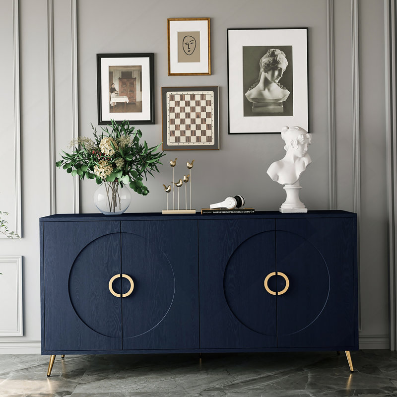 Armoire de rangement Buffet Modern, Marine