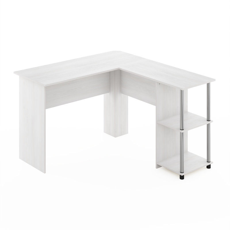 Holzwarth L-Shaped Computer Desk, White