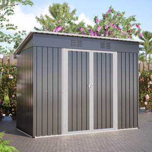 Remise pour outils de rangement en métal 8X4Ft