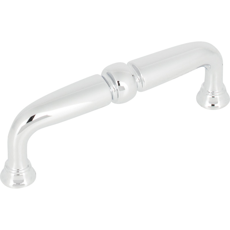 Henderson 3 3/4" Center to Center Bar pull, Polished Chrome, 3 3/4" Center to Center