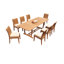 Keyone Outdoor 11 - Piece Teak Dining Set
