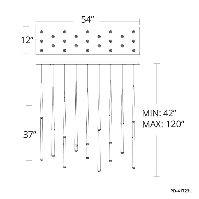 Cascade 23 - Light LED Pendant