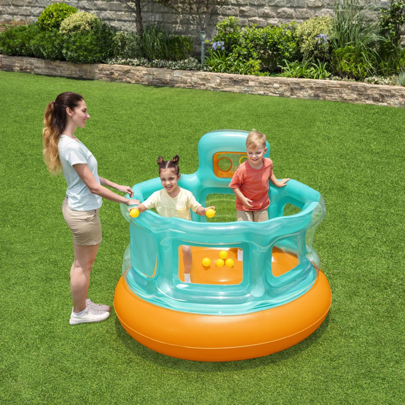 Terrain de basketball gonflable 5 'x 5' avec balles