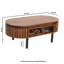 Solid Wood Coffee Table with Storage