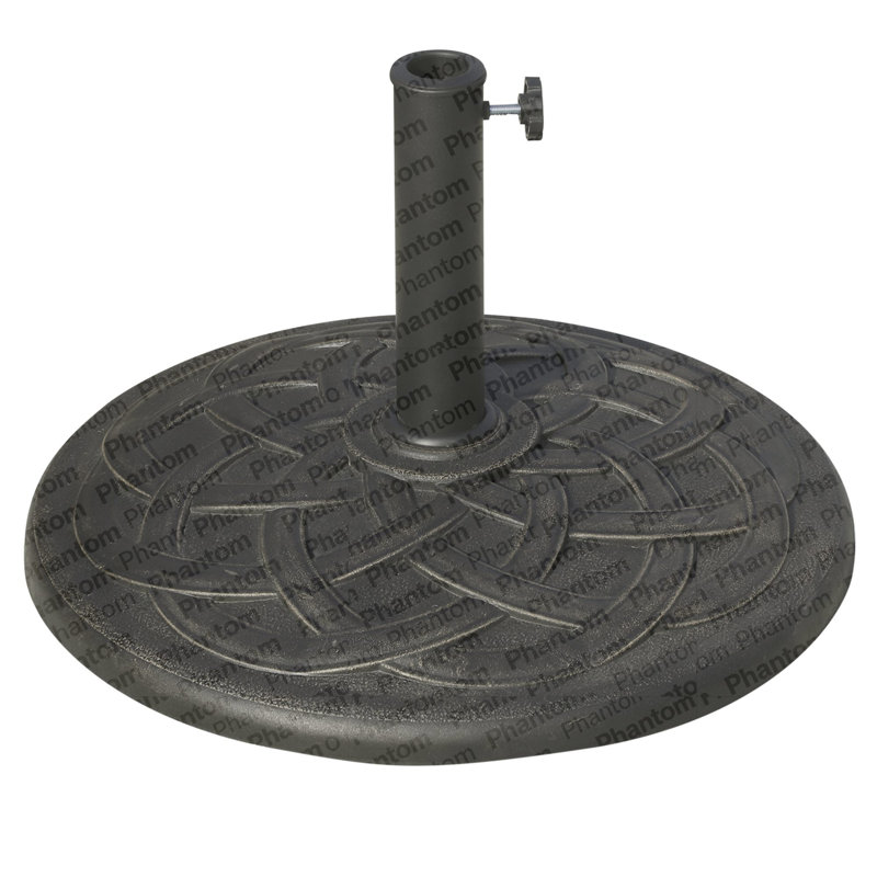 Porte-parasol rond en résine