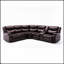 Ensemble de canapé modulaire inclinable en cuir L