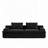 90.9 Wide full foam oversized sofa-960334615