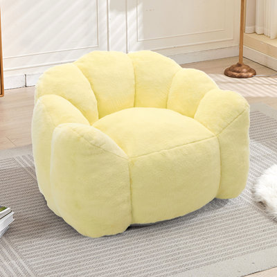 Canapé à compression pour adultes avec anneau à tirer pouvant être facilement déplacé sans installation convenant à divers environnements tels que le salon, la chambre à coucher, etc. Détendez-vous et profitez de la vie, jaune