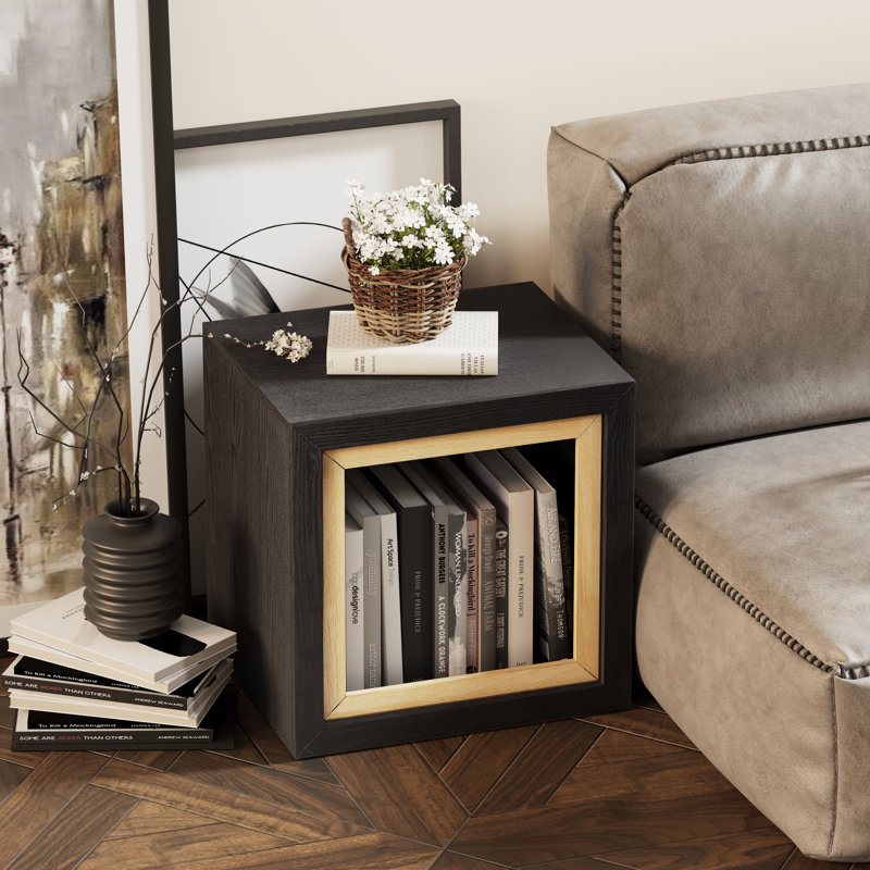 Table de bout moderne avec tablette ouverte