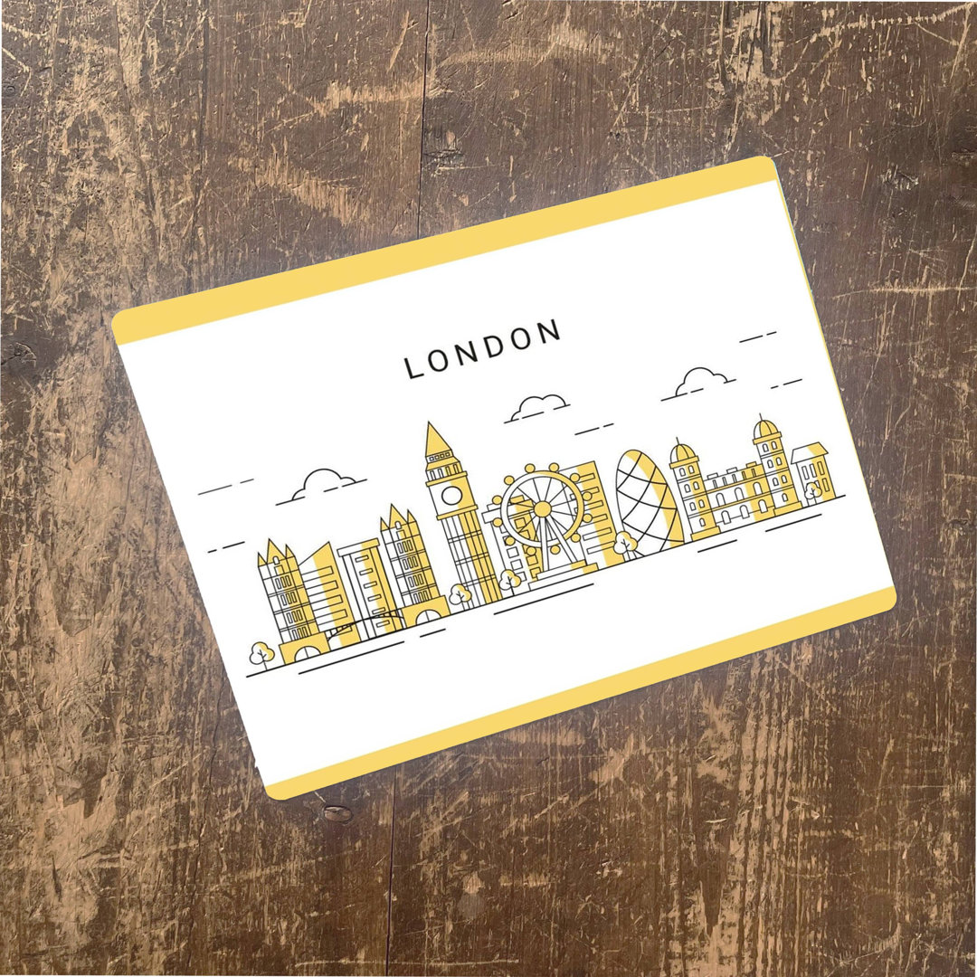 Cities & Countries Wall Decor on Metal