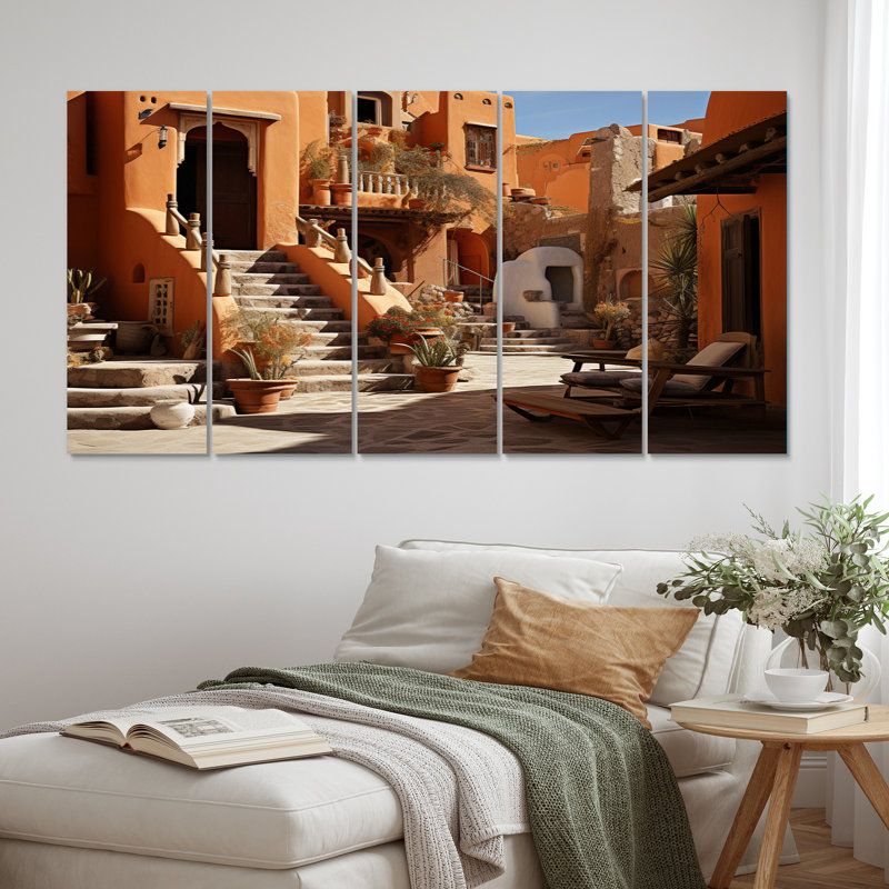 Égypte, Essence de Nubie I sur toile, 5 pièces