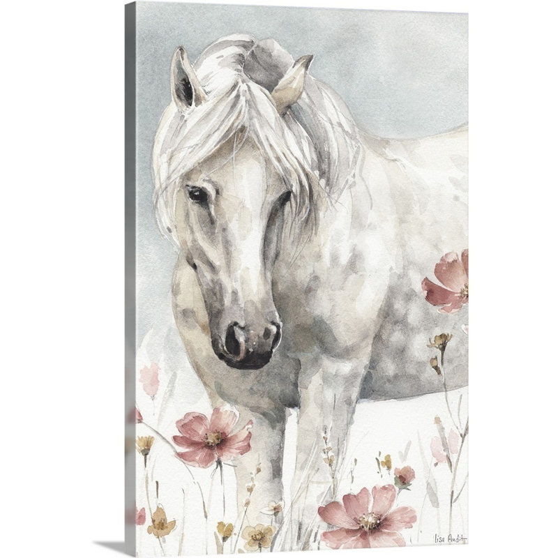 «Wild Horses II» par Lisa Audit, reproduction d'art sur toile, H 18 po x l 12 po x P 1,25 po, Canvas Gallery Wrap