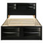 Bristol Black Queen 4-Piece Bedroom Set