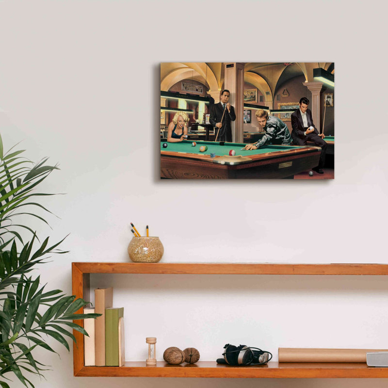 Sur toile, H 12 po x l 18 po x P 0,75 po