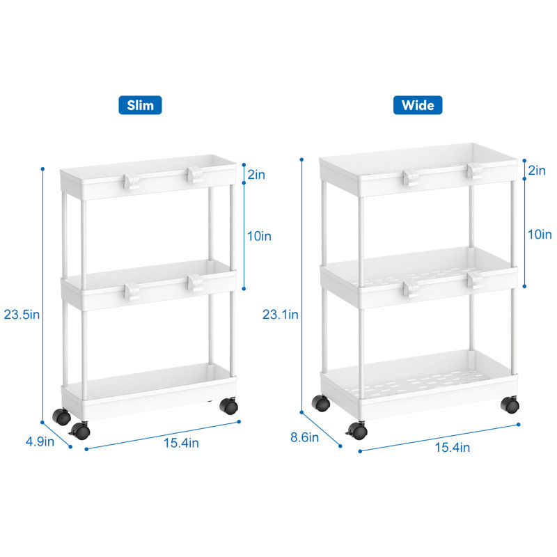 Organisateur de rayonnage, Blanc