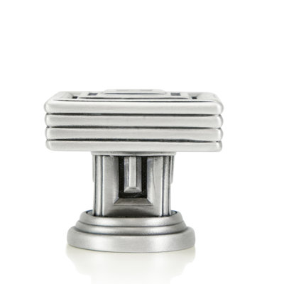 INNSBRUCK SQUARE KNOB ANTIQUE NICKEL FINISH