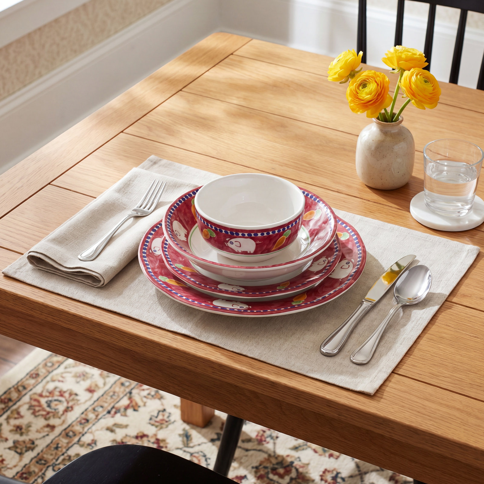 Melamine Campagna Handmade Dinnerware Set