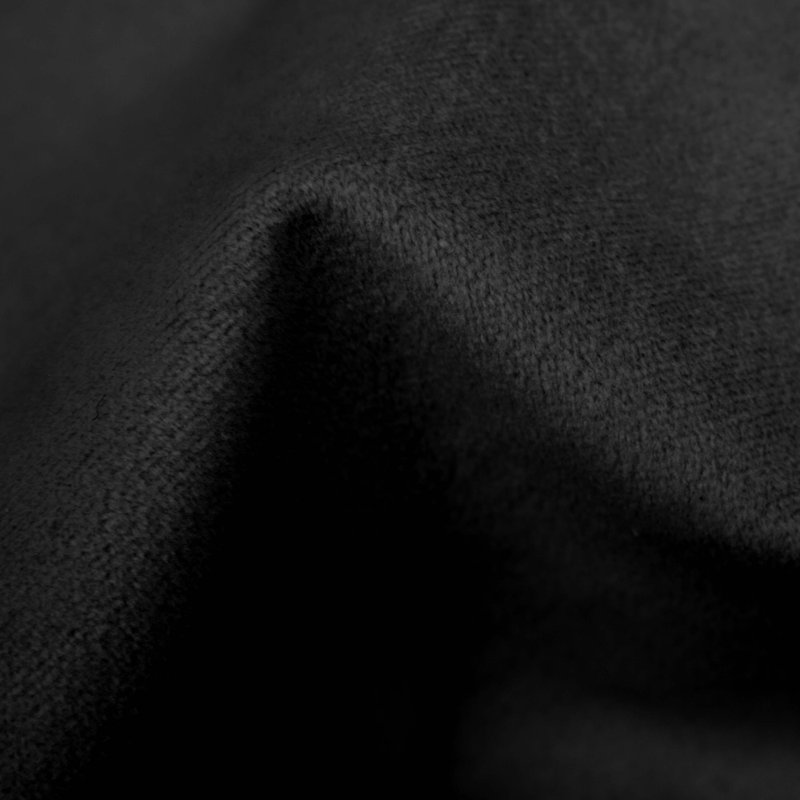 Alane Upholstered Wingback Bed, Twin, Classic Black Performance Velvet