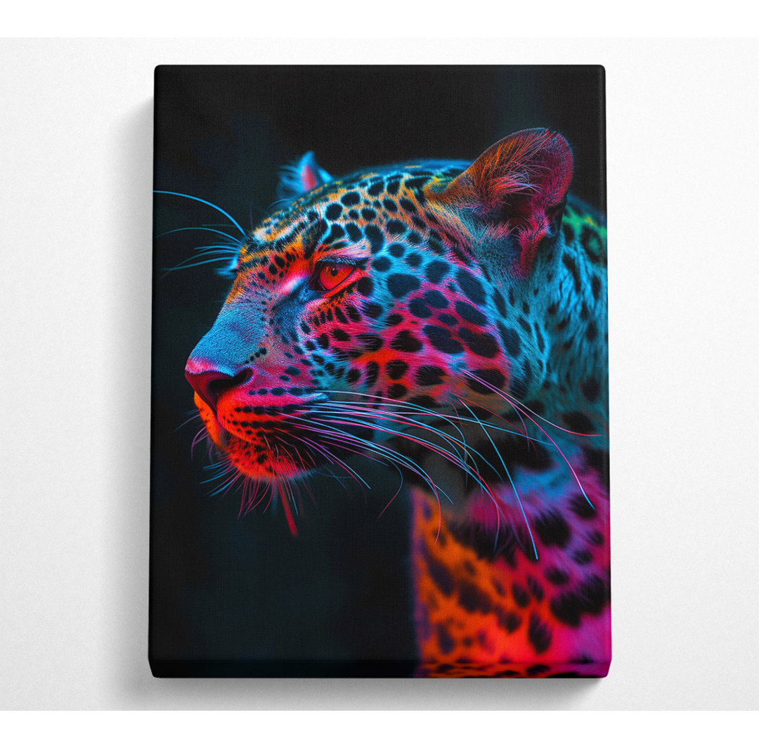 Neon Leopard - Druck