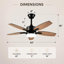 Ventilateur de plafond 42 "Modern Farmhouse 