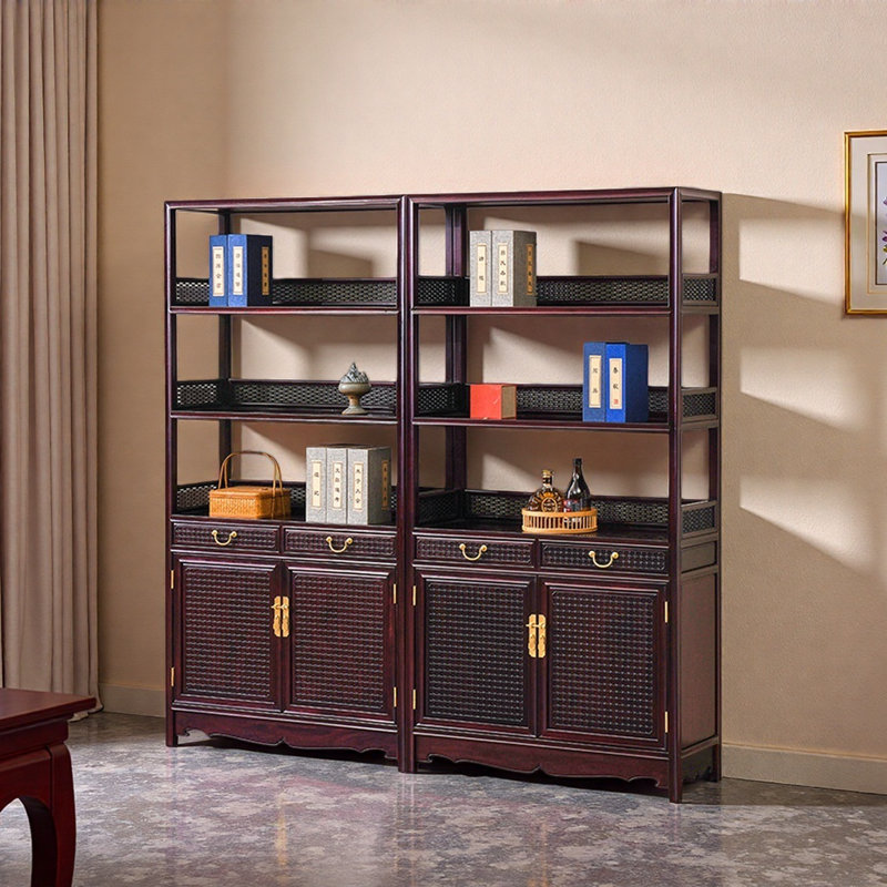New Chinese Minimalist Style Bookcase
