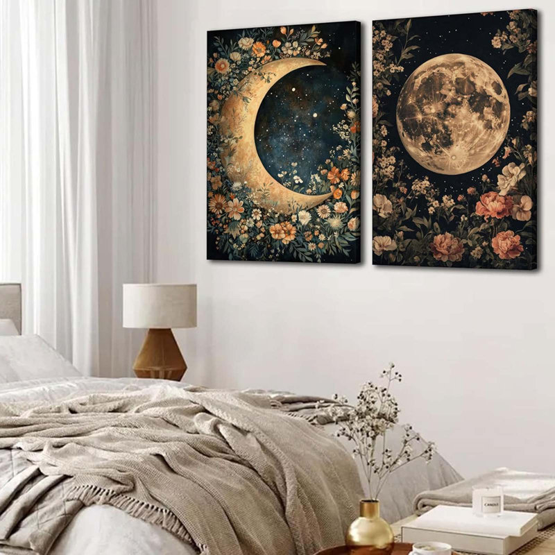 2 Piece Wrapped Canvas Print, 60 cm H x 80 cm W
