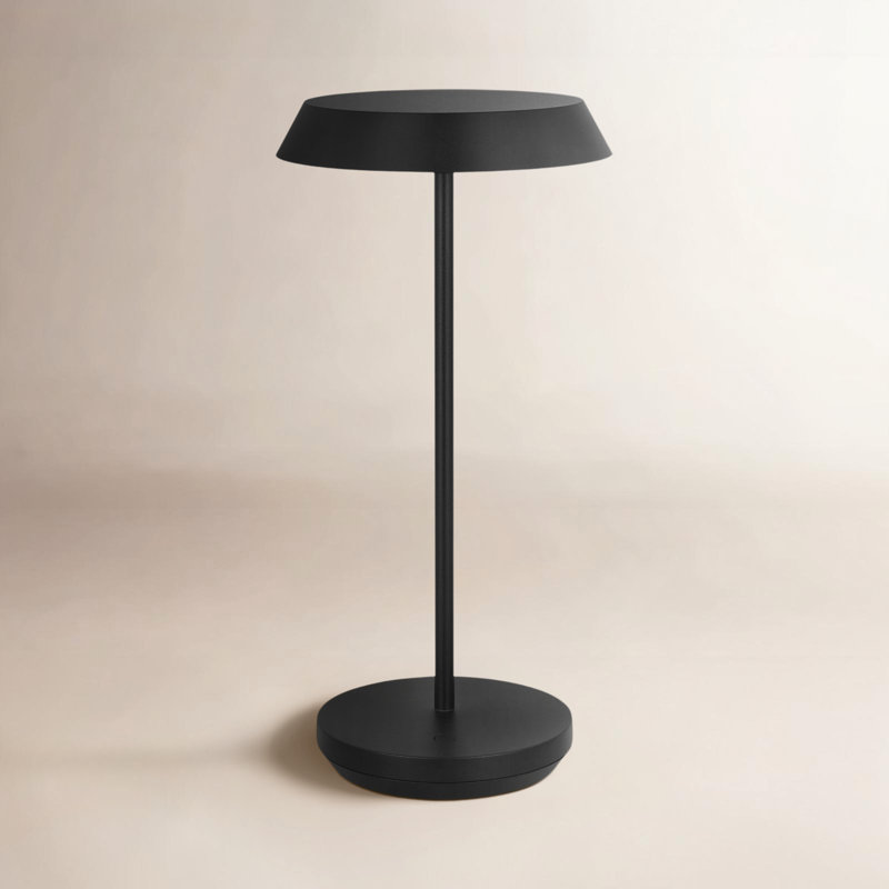 Tepa Accent Rechargeable Table Lamp, Black