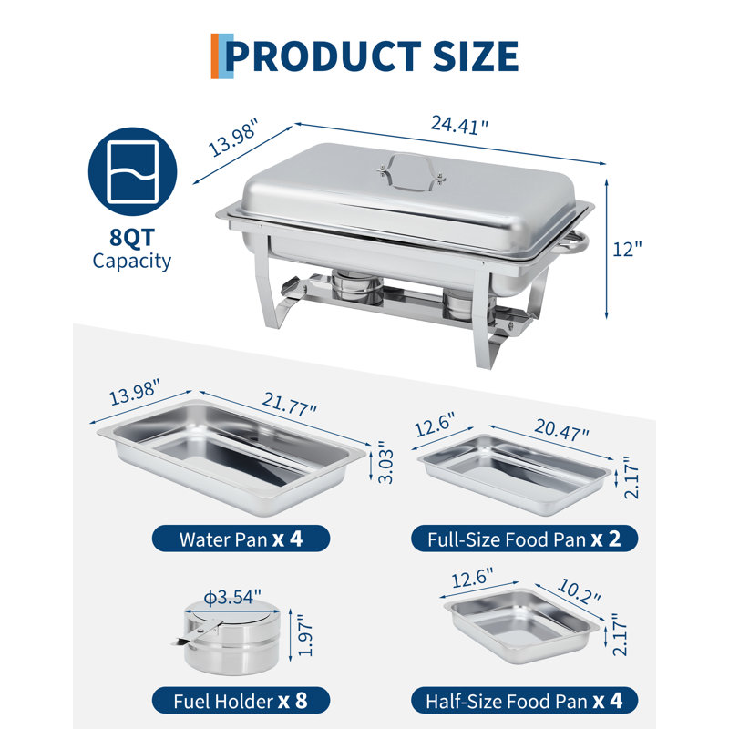  Ensemble de casseroles de cuisine polyvalentes 4 pièces - Comprend 2 grilles doubles et 2 grilles simples, idéales pour la cuisine et la pâtisserie - Fabrication durable, ensemble 4 pièces facile à nettoyer, couleur originale