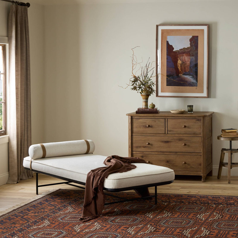 RAKESH Chaise Lounge, Omari Natural