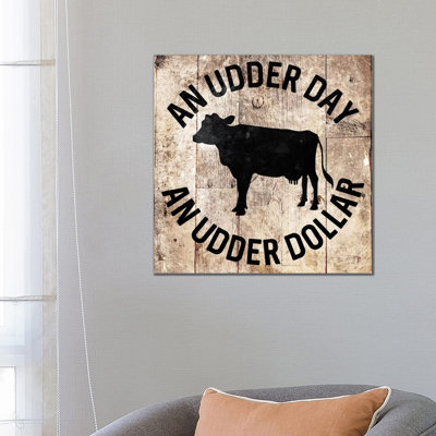 Udder Day by Milli Villa - Wrapped Canvas Gallery-Wrapped Canvas Giclée