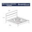 Lit plateforme Mid-Century en bois massif-120391575-69784959