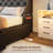 Komor Upholstered Storage Bed with Charging Station and LED Lights-1052387191-1052387190