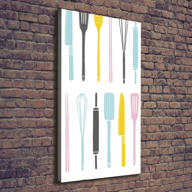 Kitchen Tools - Wrapped Canvas Print