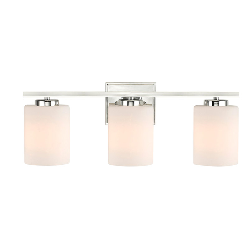 Éclairage pour salle de bain 3 lumières, Chrome