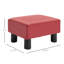 Repose-pieds repose-pieds, petit tabouret avec revêtement en similicuir, repose-pieds repose-pieds rectangulaire