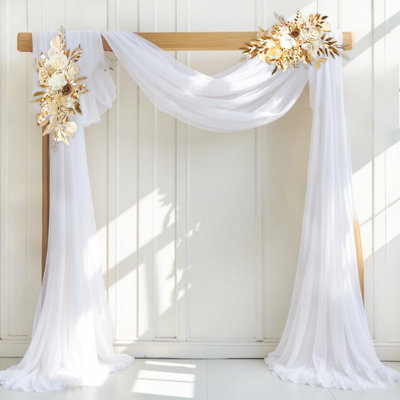 Fleurs de mariage pour la réception de la cérémonie de mariage
