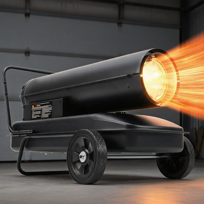 Chauffage à air pulsé au kérosène et au diesel de 215 000 BTU, avec thermostat