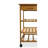 Modern Contemporary Trolley With Three Open Shelves And Storage Drawer