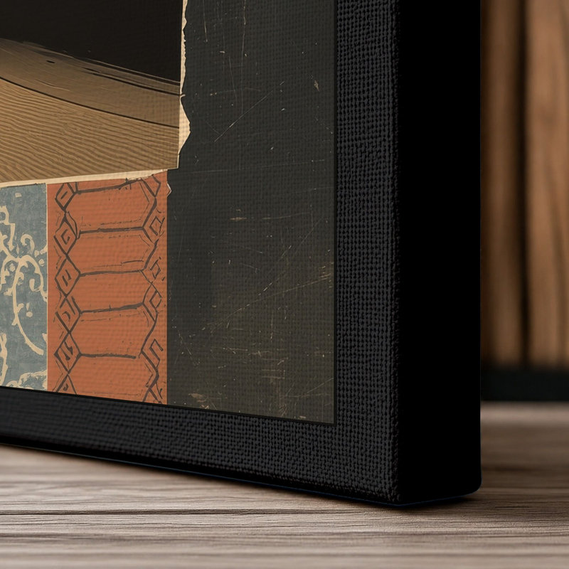 Desert Windows Eclectic - Wrapped Canvas, 36x24 - 91.4 x 61.0 cm, Black Border