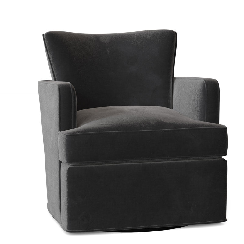 Blaire 28.5" W Swivel Armchair, 9953 Midnight