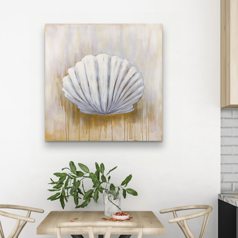 Feston shell - 32"x32" art on canvas