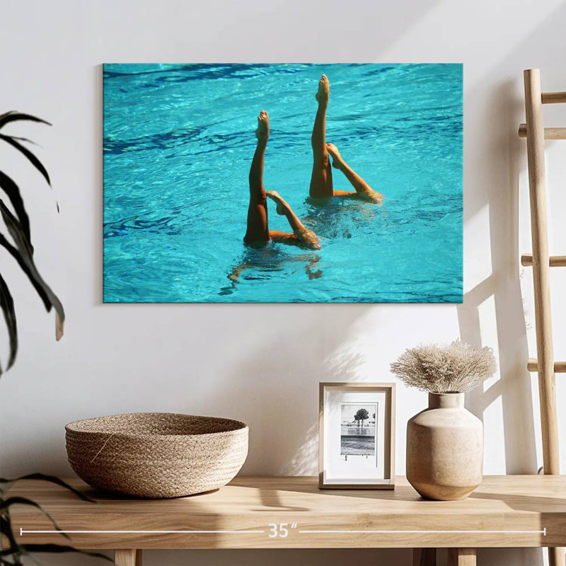 Sireci Synchronized Swimming Duet, 16" H x 24" W