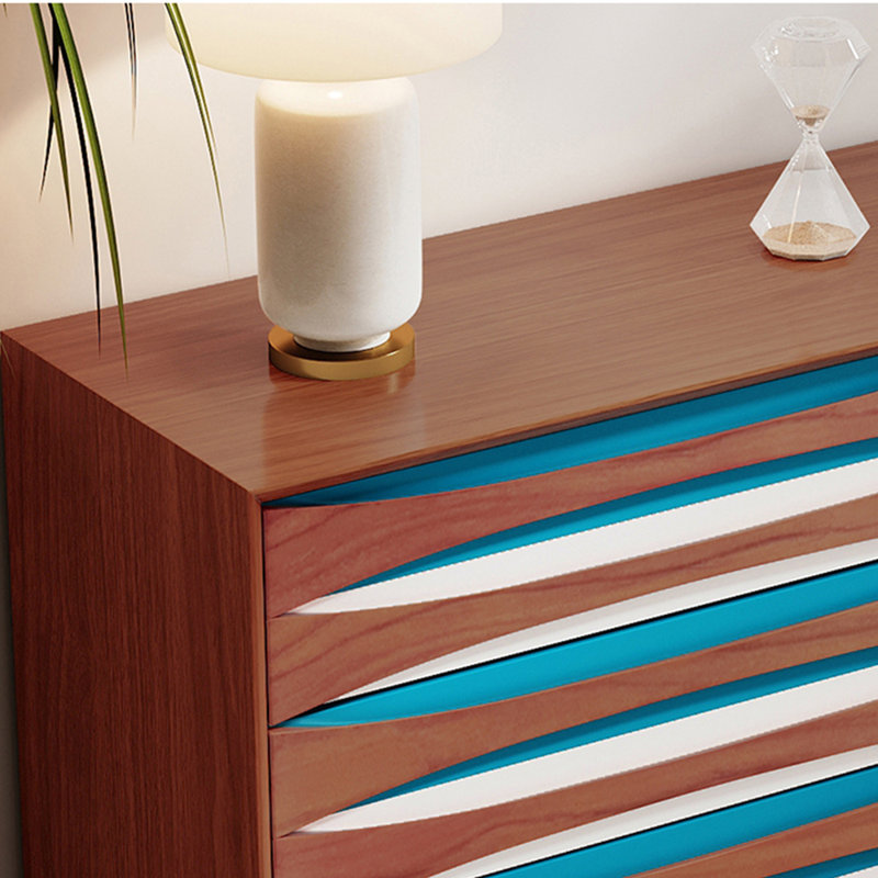 Buffet de rangement moderne et minimaliste, H 33,46 po x l 62,99 po x P 15,75 po