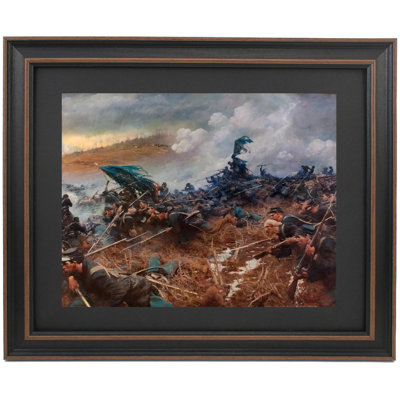 Framed Battle Of Nashville By Howard Pyle